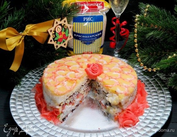 Суши-торт - пошаговый рецепт с фото на ЯБпоела
