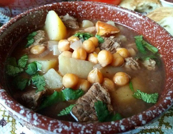 Наваристый суп с нутом и говядиной – пошаговый рецепт приготовления с фото