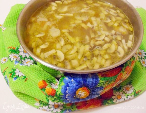 Томленый суп с гречкой