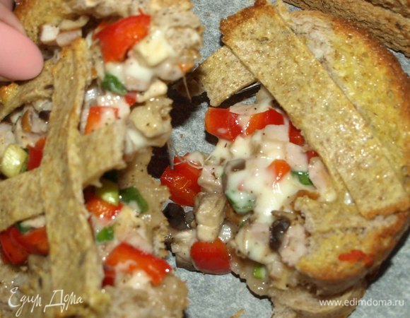 Бутерброды с грибами и яйцом – кулинарный рецепт