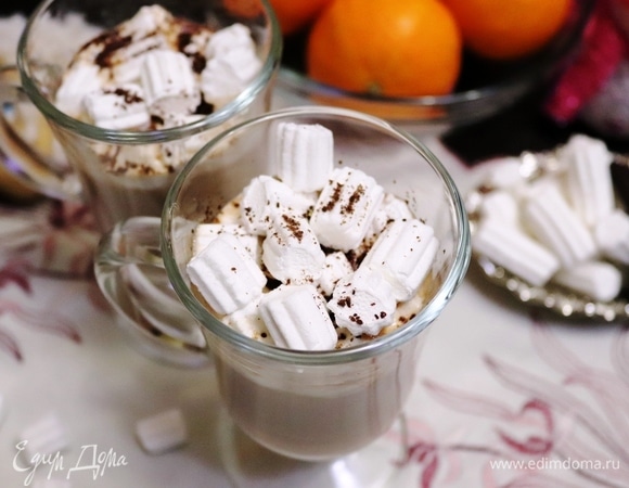 Рецепт вкуснейшего какао с маршмеллоу (зефирками)