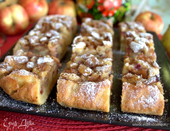 Пирог с яблоками и грушами – пошаговый рецепт приготовления с фото