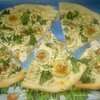 Пицца с кабачками, брокколи и плавленым сыром