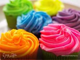 Сладкая радуга: цветные кремы для тортов без красителей