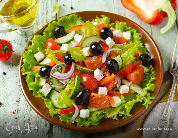 Ингредиенты для салата с оливками