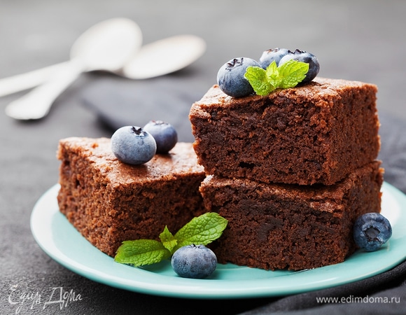 Шоколадные брауни, пошаговый рецепт на ккал, фото, ингредиенты - Юлия Высоцкая