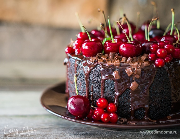 Шоколадный торт Пьяная вишня - классический рецепт