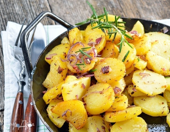 Жареная картошка - пошаговый рецепт с фото и видео от Всегда Вкусно!