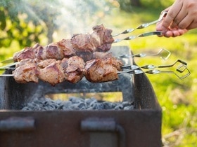 Сколько жарить шашлык из индейки — главное, не пересушить