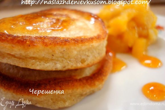 Подаем с любым вареньем по вашему желанию, у меня яблочно-тыквенный соус http://www.edimdoma.ru/recipes/31099 …
