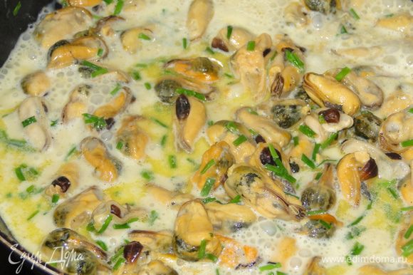 Мидии в чесночно-сливочном соусе рецепт – Европейская кухня: Паста и пицца. «Еда»