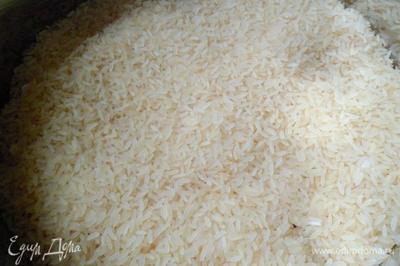 слой риса большой