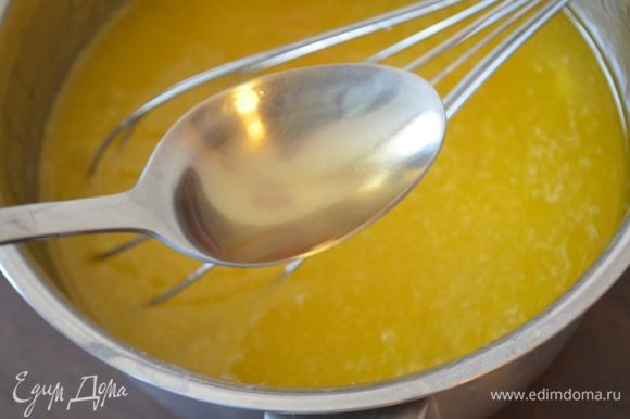В растопленное масло с сахаром и яйцами добавляем коньяк, экстракт ванили, цедру и перемешиваем.