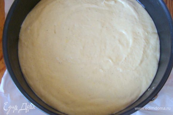 Форму выложить пекарской бумагой, смазать растительным маслом, вылить тесто. Выпекать в разогретой до 170* духовке до готовности. Приметно 25-35 минут.