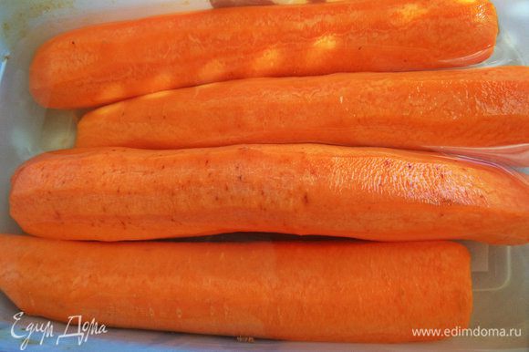 С морковью все наоборот: можно использовать любую, даже крупную.