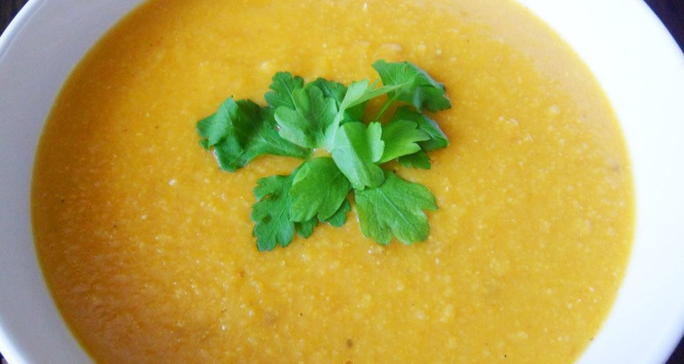 Тыквенный суп-пюре с нутом — рецепт с фото