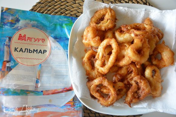 Кольца кальмаров в кляре по-китайски пошаговый рецепт с фото