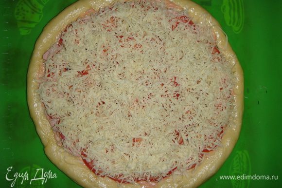Пошаговый рецепт приготовления: Домашняя пицца