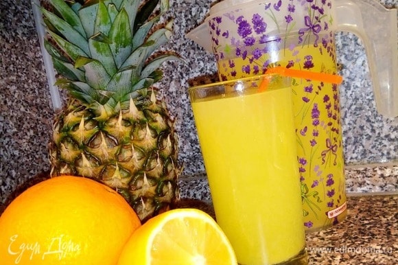 Приготовление апельсинового сока в домашних условиях