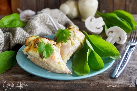 Блюда с куриной грудкой, сыром и грибами, 56 пошаговых рецептов с фото на сайте «Еда»