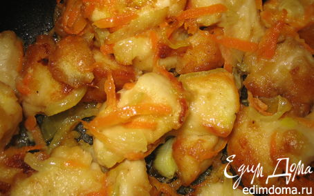 Рецепт Куриное филе с луком и морковью