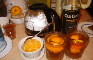 Рецепт Чай с ромом и апельсином (по рецепту Юлии Высоцкой