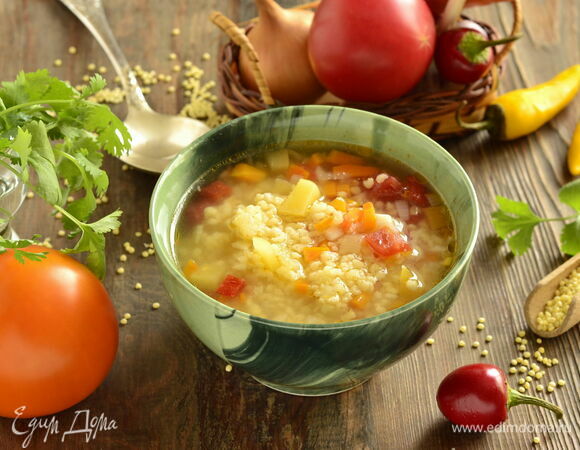 Суп с пшеном - рецепт автора Ирина Гогарева