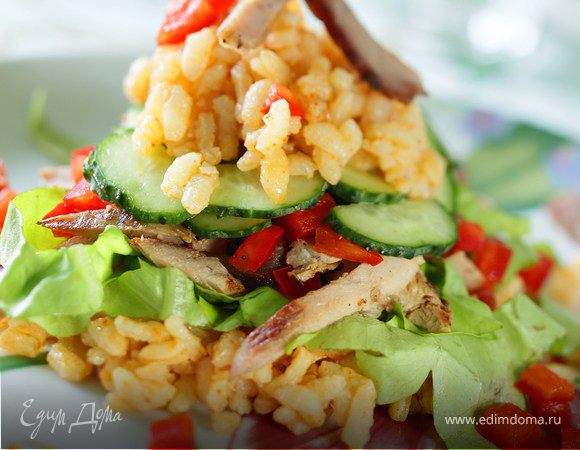 Салат с рисом — 39 рецептов с фото пошагово. Как приготовить рисовый салат?