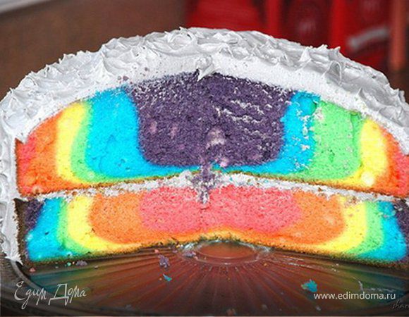 "Необычная радуга"тортик