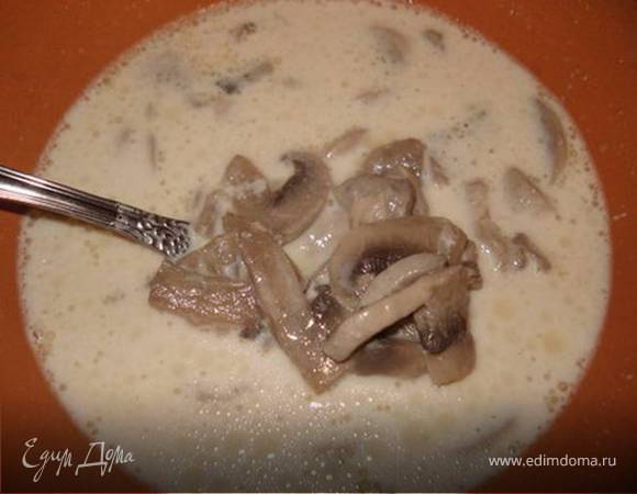 Молочный суп "Грибной"
