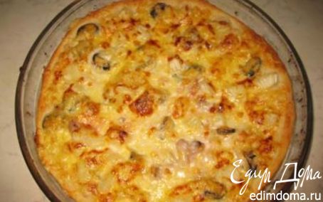 Рецепт Пицца «Королева моря»
