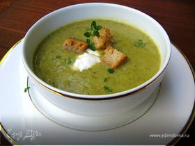 Кремовый суп из брокколи
