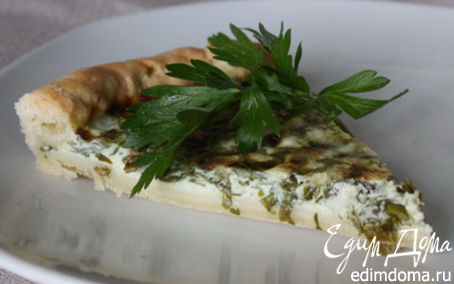 Рецепт Пирог с сыром и зеленью