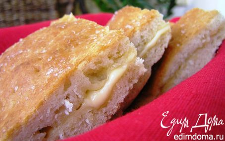 Рецепт Лепешка фокачча (focaccia) с сыром
