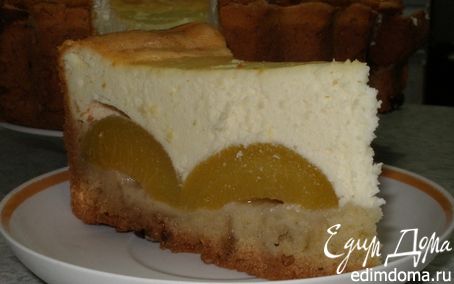 Рецепт Творожно-персиковый торт