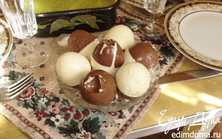 Рецепт Творожно-шоколадные яйца