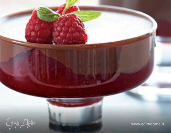 Желе из малины и горького шоколада, пошаговый рецепт на ккал, фото, ингредиенты - nadin_z08
