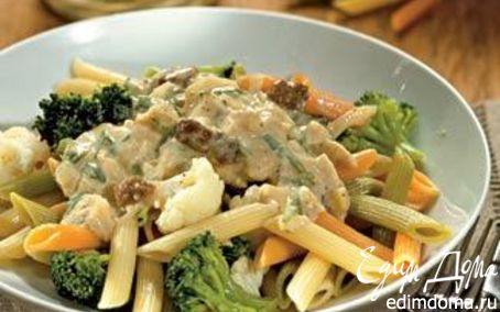 Рецепт Паста с овощами и соусом
