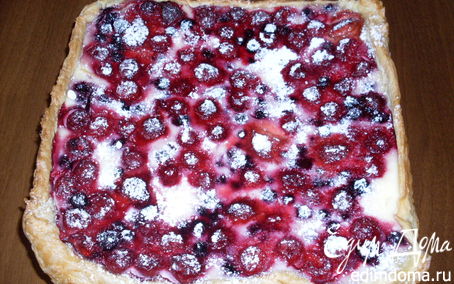 Рецепт Торт с творожно-вишневой начинкой