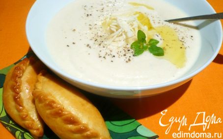 Рецепт Суп-пюре из корня сельдерея и миндаля