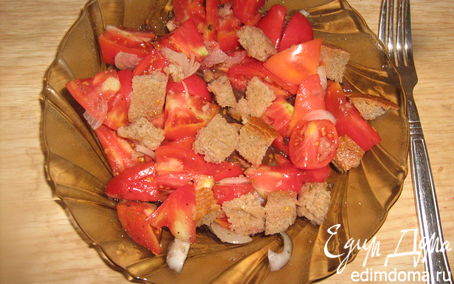 Рецепт Простой помидорный салатик