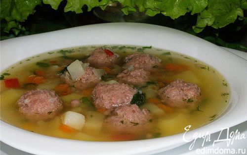 Рецепт Фрикадельковый суп