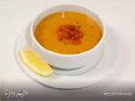 Суп из красной чечевицы (Mercimek çorbası)