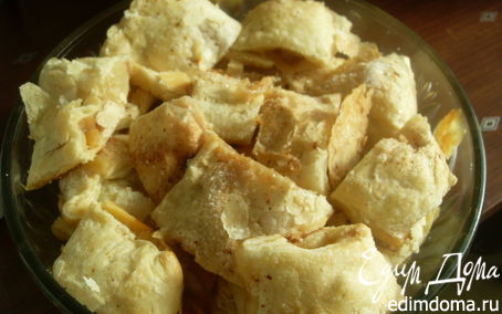 Рецепт Слоеное печенье с яблочной начинкой