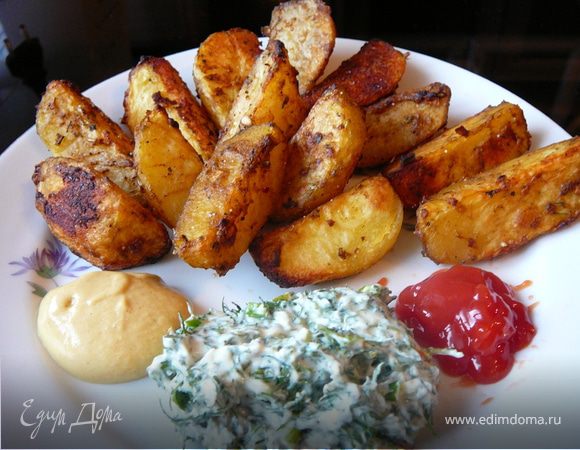 Картофель в духовке с хрустящей корочкой - пошаговый рецепт с фото