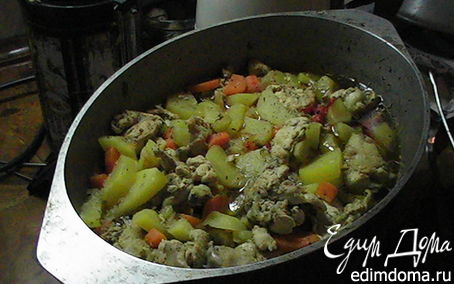 Рецепт Рагу из курочки)