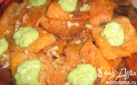 Рецепт Шницель необыкновенный под авокадовым соусом