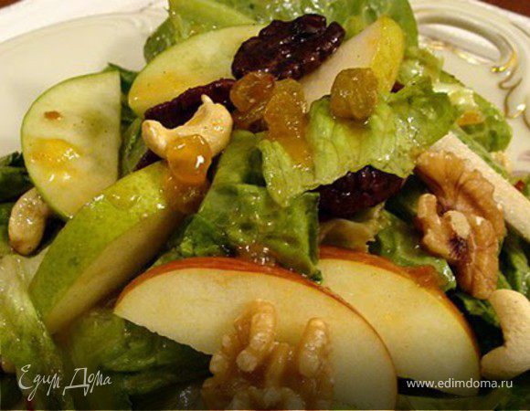 Рецепт салата с яблоками, фетой и пеканом: легкий и вкусный вариант приготовления