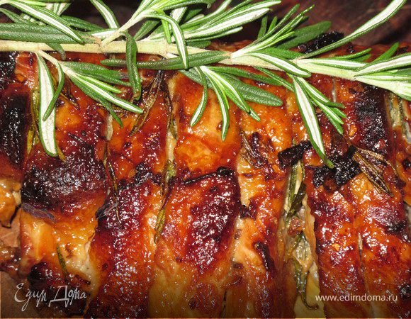 Свиные ребрышки с мёдом и соевым соусом в духовке — рецепт с фото