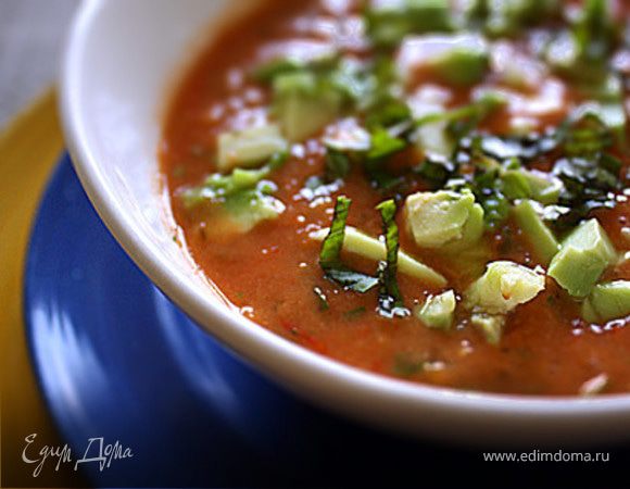 Ароматный суп-пюре из помидоров